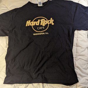 Navy Blue Hard Rock Cafe Washington DC Tshirt Sz XL